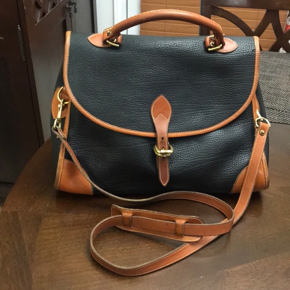 Dooney & Bourke Handbags - LAST CHANCE  Vintage Black/Tan Dooney & Bourke bag